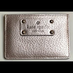 Kate Spade Rose Gold Card Holder